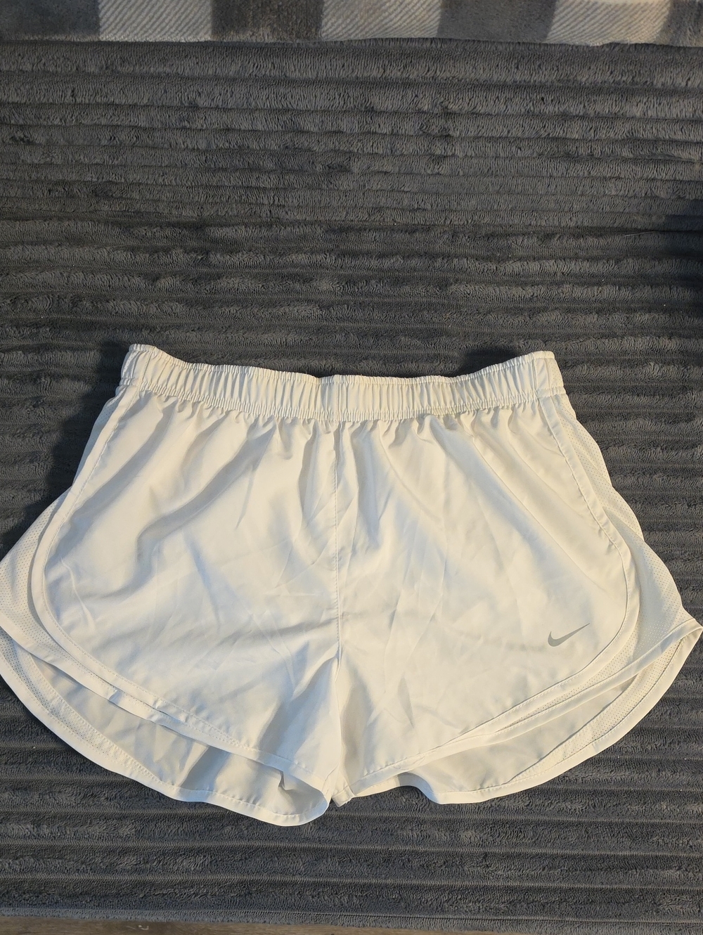 Nike White Women’s Athletic Running Shorts